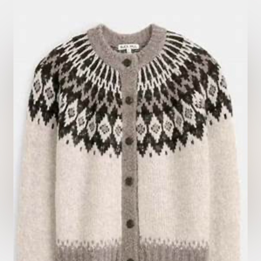 Alex Mill Ashwood Fair Isle Cardigan